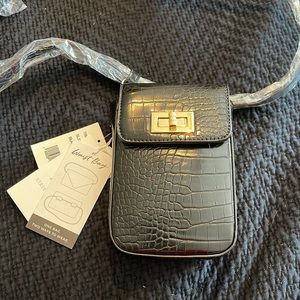 Street Level crocodile waist bag